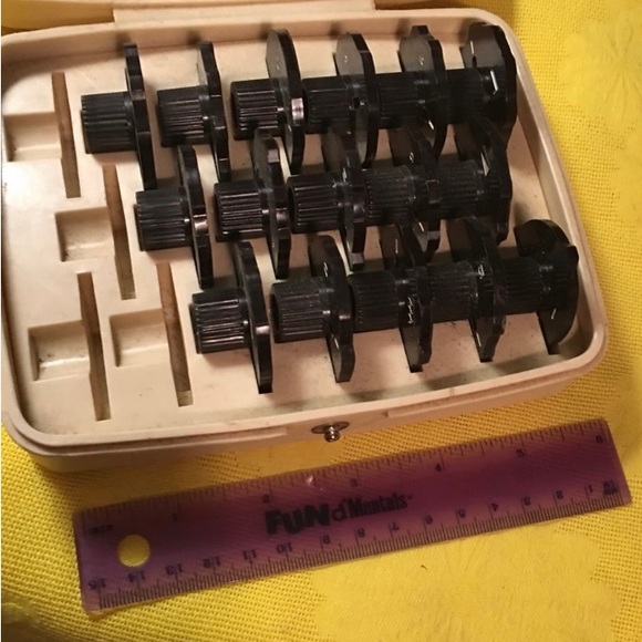 Vintage Sewing Machine Stitch Cams Top Hat Discs Fashion Accessories - Picture 3 of 6